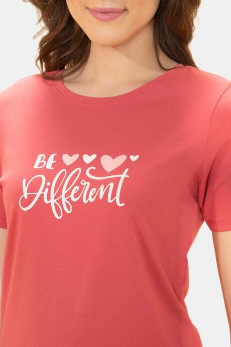 Amante Scoop Neck Sleep Tee - Holly Berry Print — image 4